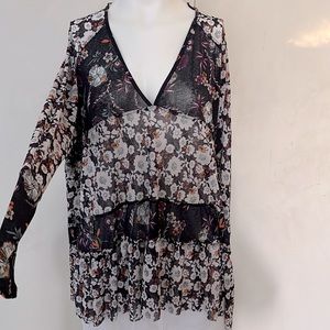 Free People Floral Top
